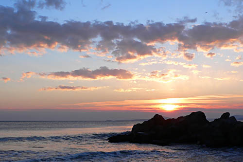 Sunrise at Black sea